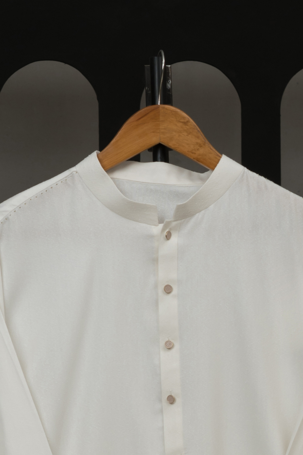 Off White Ayudia Blended Qameez Shalwar Fabric