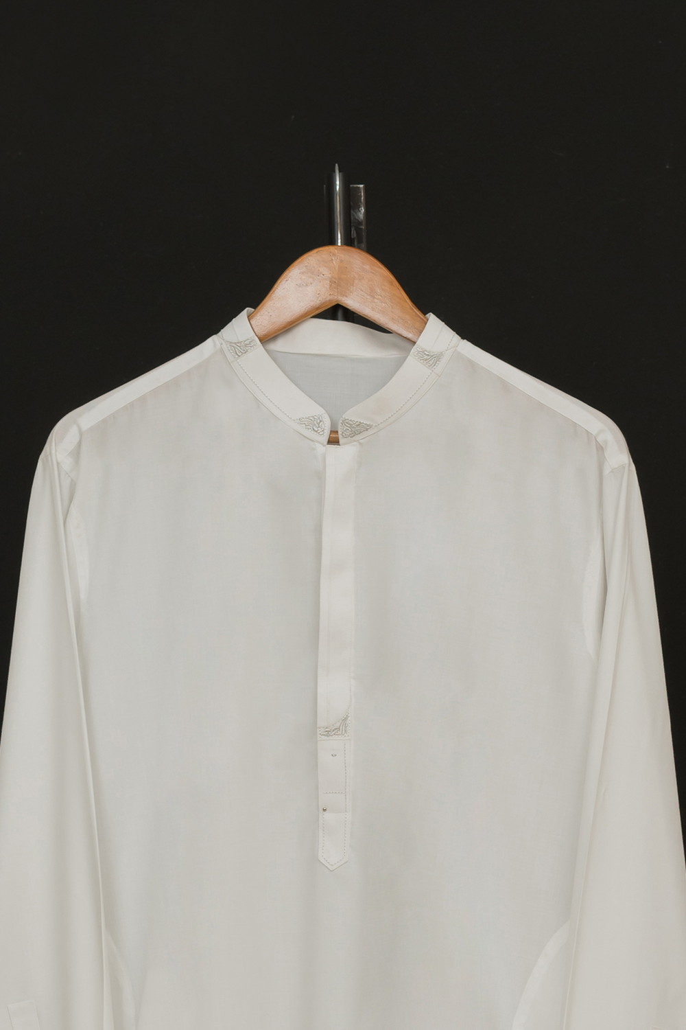 Off White Modal Blended Qameez Shalwar Fabric