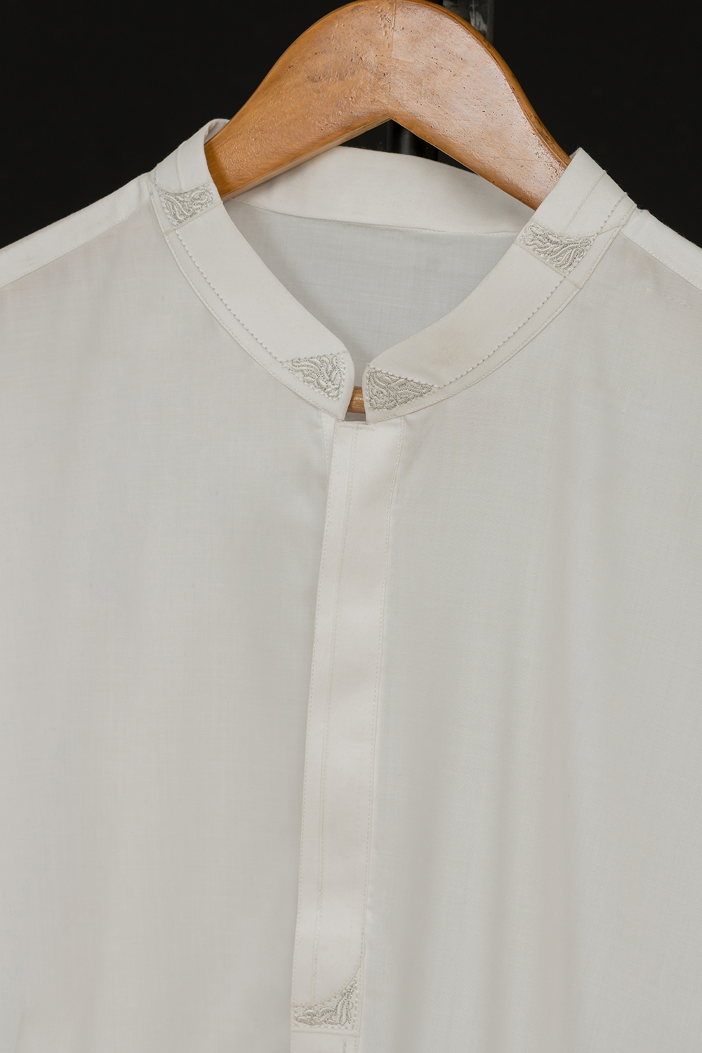 Off White Modal Blended Qameez Shalwar Fabric